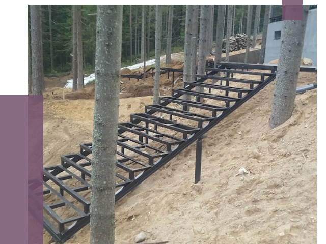 Монтаж металлических лестниц в Зиме от 13552 руб. 