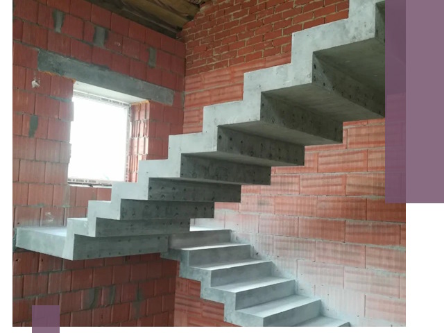 Бетонные лестницы под ключ в Зиме: монтаж, демонтаж, ремонт