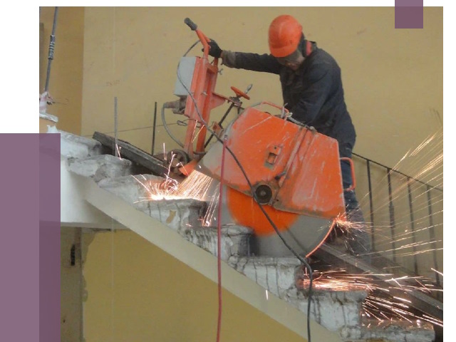 Демонтаж бетонных лестниц в Зиме от 4603 руб. за м2 | ПРОЛЁТ-Зма