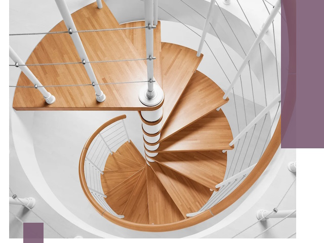 Изготовление винтовых лестниц под ключ в Зиме