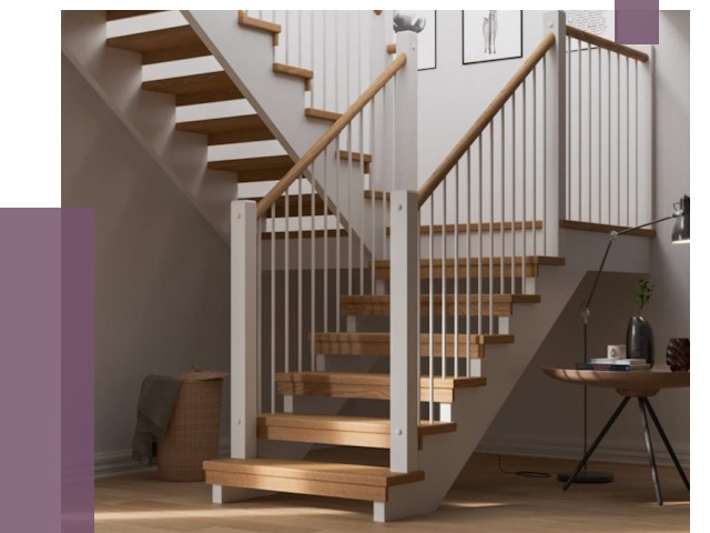 Маршевые лестницы в Зиме от 38099 руб. — монтаж | ПРОЛЁТ-Зма