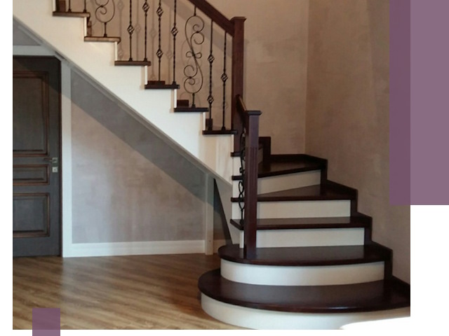 Изготовление Г-образных лестниц под ключ в Зиме