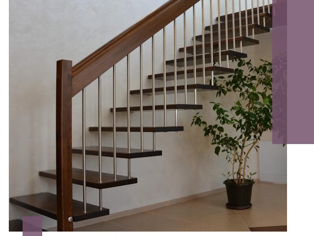 Лестницы на больцах под ключ в Зиме – изготовление и монтаж