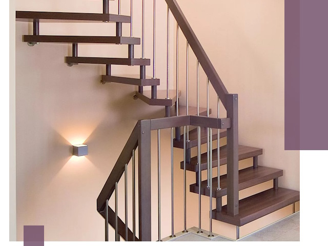 Изготовление лестниц на больцах в Зиме под ключ