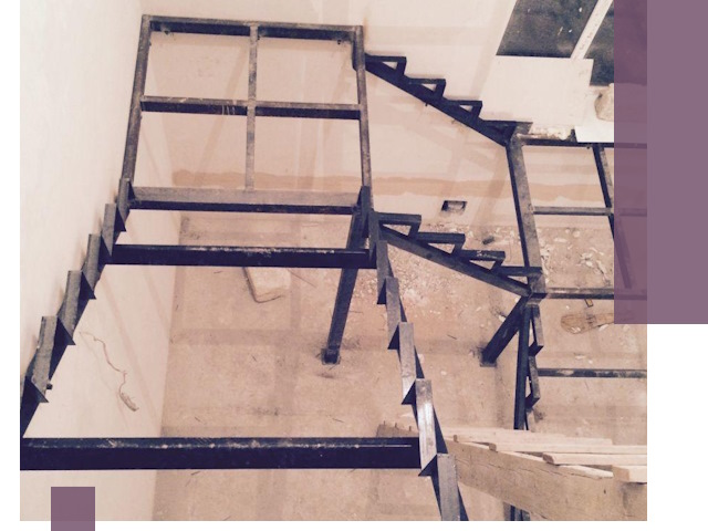 Монтаж лестниц на металлокаркасе в Зиме быстро и качественно