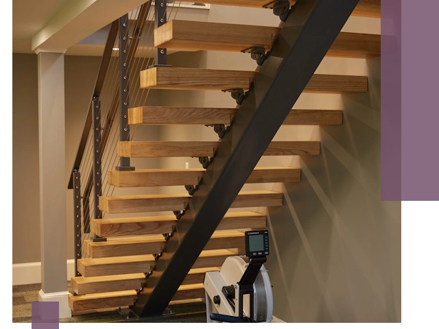 Лестницы на монокосоурах под ключ в Зиме - изготовление и монтаж