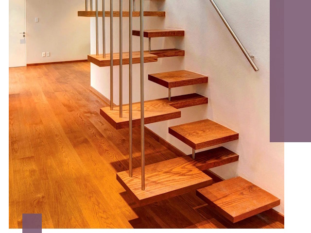 Лестницы «гусиный шаг» на заказ в Зиме для узких пространств