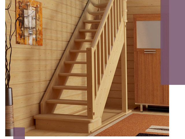 Лестницы эконом класса под ключ в Зиме — недорого и быстро