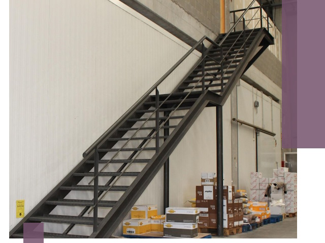 Лестницы для производства в Зиме — изготовление и монтаж