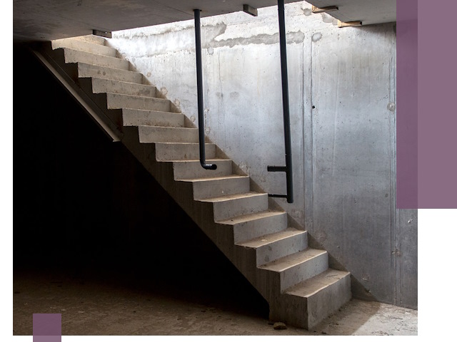 Изготовление и монтаж лестниц в подвале в Зиме