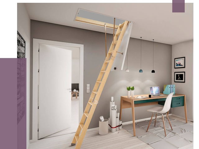 Чердачные лестницы в Зиме — от 14575 руб. | ПРОЛЁТ-Зма