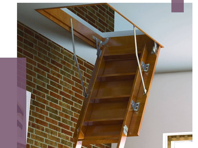 Установка чердачной лестницы в Зиме от 7824 руб. | ПРОЛЁТ-Зма