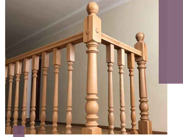 Деревянные перила на заказ в Зиме: монтаж и изготовление