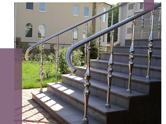 Перила для крыльца в Зиме от 10739 руб. — монтаж ПРОЛЁТ-Зма