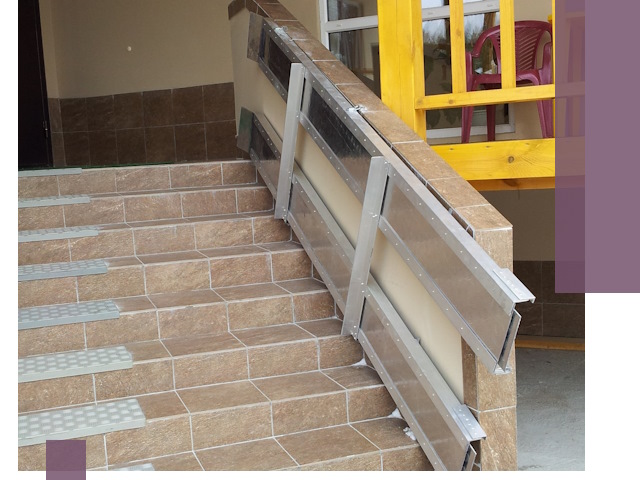 Откидные пандусы под ключ в Зиме — монтаж и демонтаж