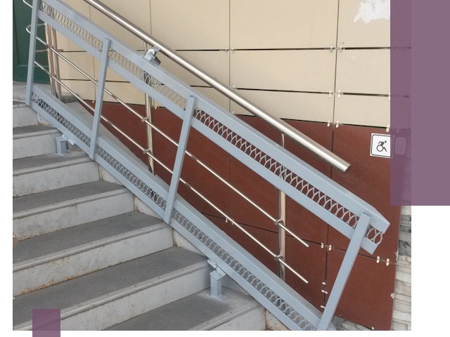 Изготовление откидных пандусов под ключ в Зиме