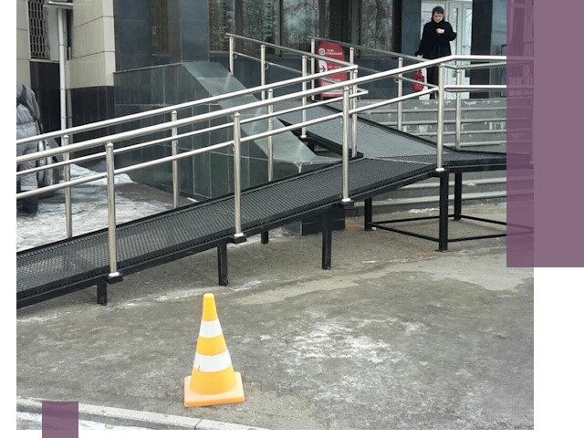 Стационарные пандусы под ключ в Зиме — изготовление и монтаж