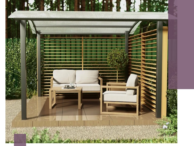 Навесы для дачи в Зиме: изготовление, монтаж и демонтаж