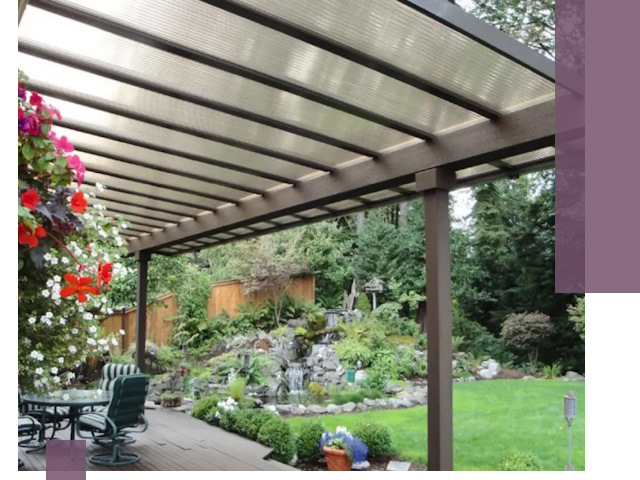 Навесы из поликарбоната под ключ в Зиме быстро и надёжно