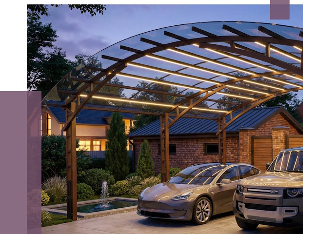 Металлические навесы в Зиме от 12683 руб. под ключ — ПРОЛЁТ-Зма