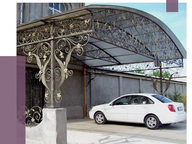 Кованые навесы в Зиме от 14575 руб. | ПРОЛЁТ-Зма
