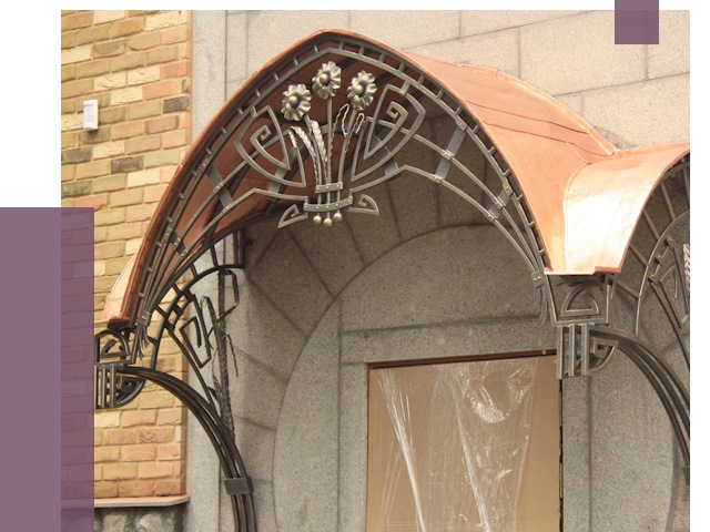 Арочные козырьки в Зиме от 14575 руб. 