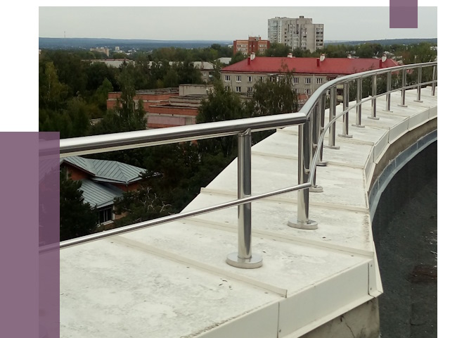 Парапеты и ограждения кровли в Зиме от 4961 руб.