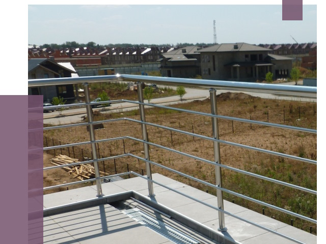 Парапеты из нержавеющей стали в Зиме от 7978 руб. за м² | ПРОЛЁТ-Зма