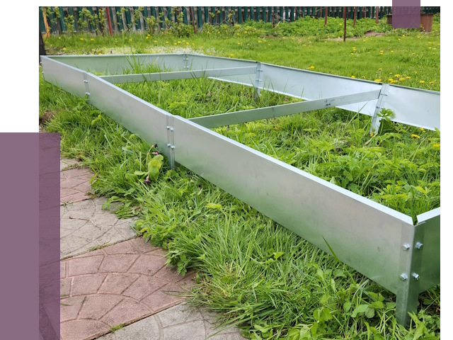 Металлические бордюры для грядок в Зиме от 1790 руб. 