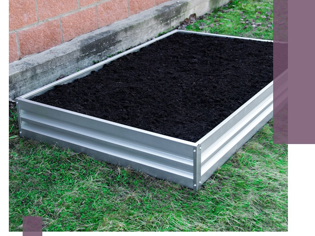 Металлические бордюры для грядок в Зиме: прочность и аккуратность