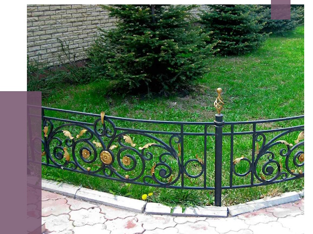 Кованые газонные ограждения в Зиме от 7620 руб. — ПРОЛЁТ-Зма