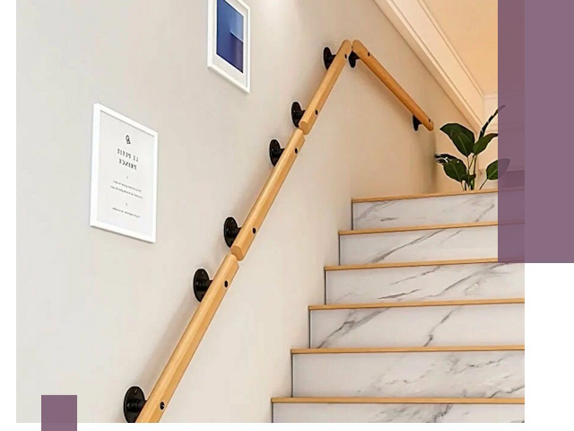 Поручни металлические и деревянные под ключ в Зиме