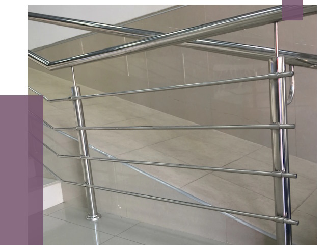 Изготовление поручней из нержавеющей стали в Зиме